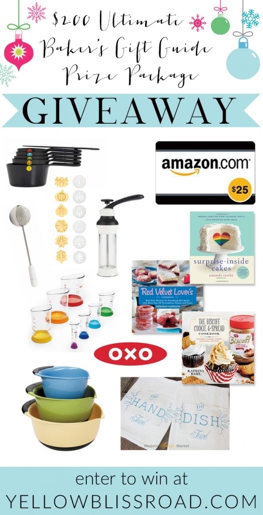 The Ultimate Gift Guide and Giveaway Gift Ideas for Bakers Yellow