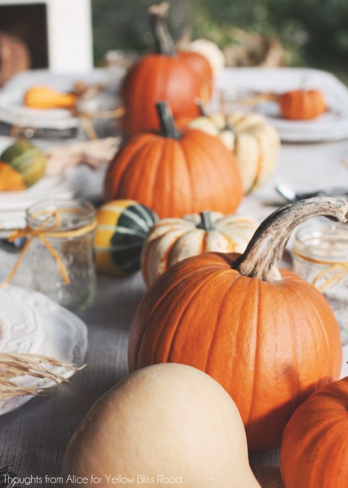 Pumpkin Thanksgiving Centerpiece