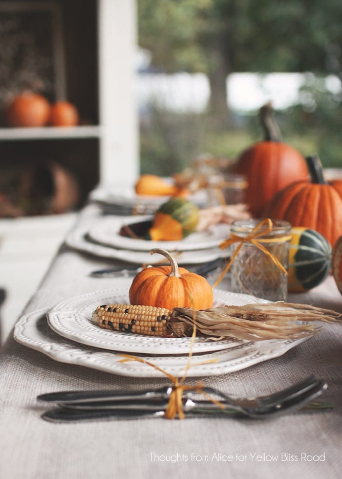 Thanksgiving Table Setting Ideas