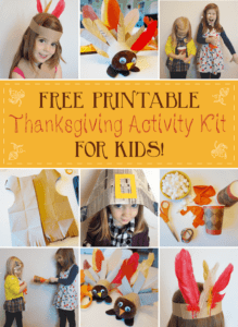 Free Printable Thanksgiving Activities for Kids