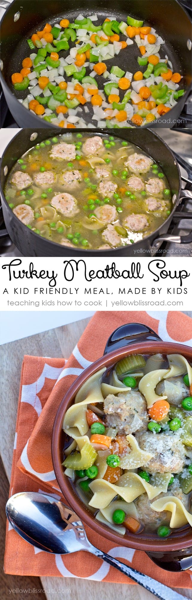 Turkey Meatball Soup - A Perfect, Kid Friendly, Fall Meal