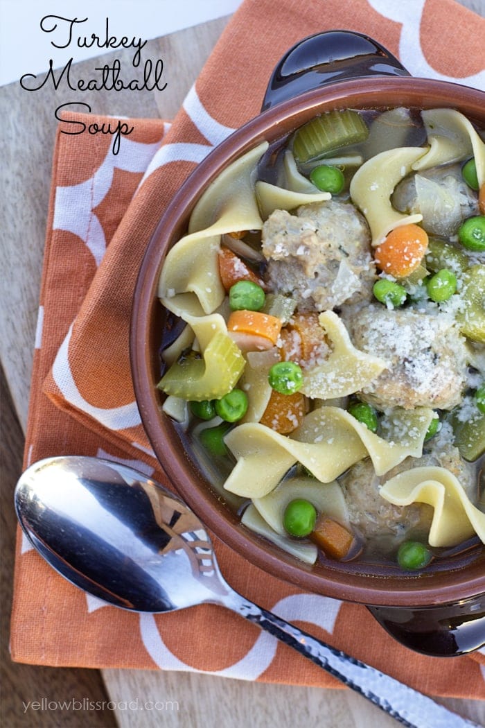 Turkey Meatball Soup - a Kid Friendly Recipe