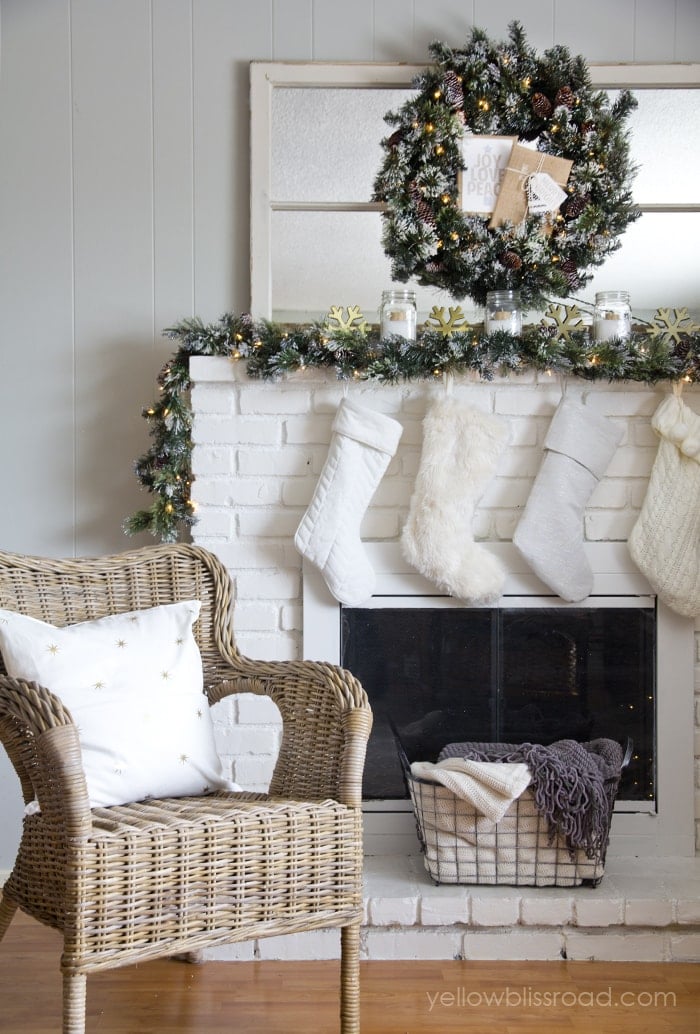 Christmas mantel daylight2