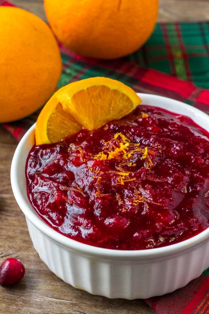 Homemade Cranberry Sauce Recipe (Cranbery Orange Sauce)