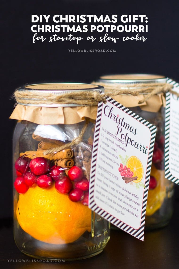 DIY Christmas Gift for Friends and Neighbors | Teacher Gifts | Stovetop Porpourri | Christmas Potpourri