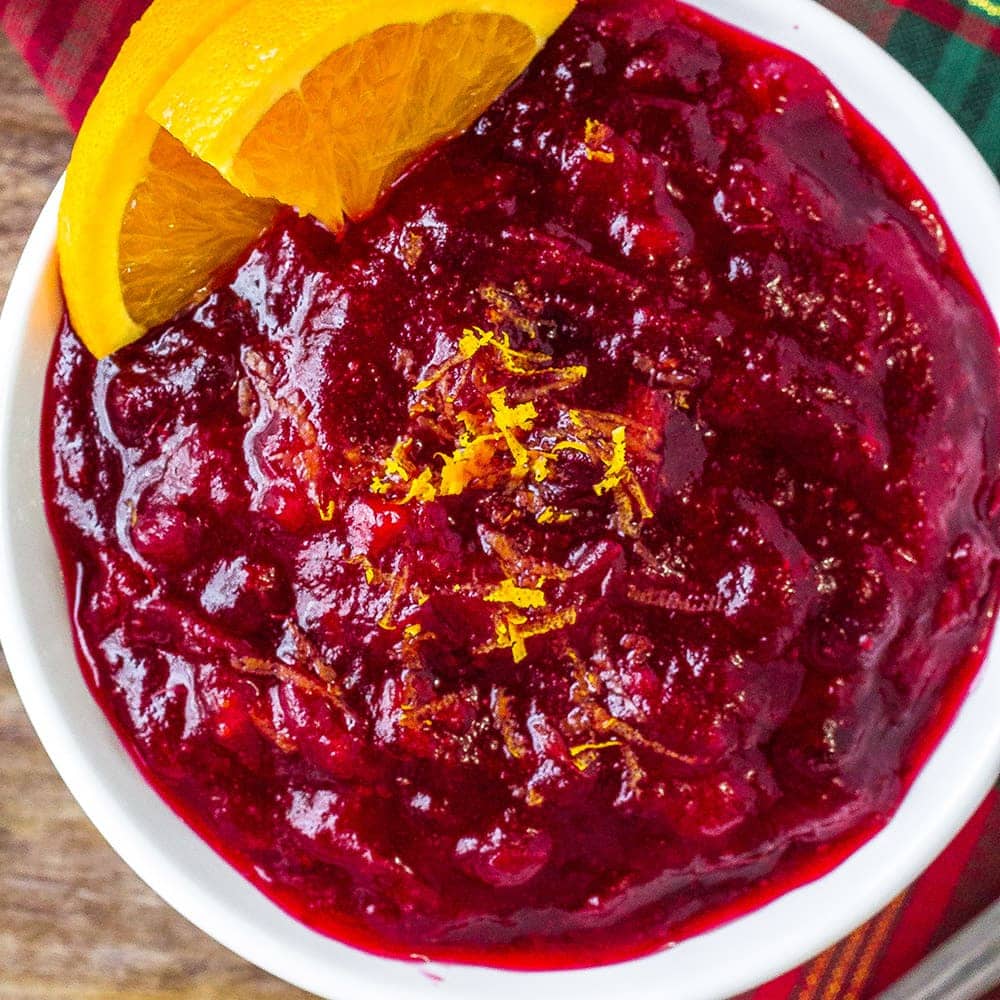 Homemade Cranberry Sauce Recipe (Cranbery Orange Sauce)