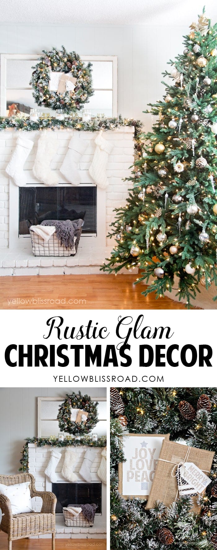 Rustic Glam Christmas Decor 2