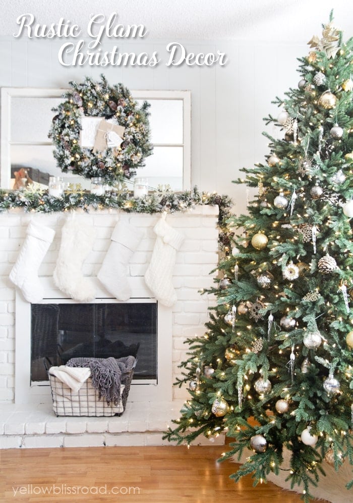 Rustic Glam Christmas Decor