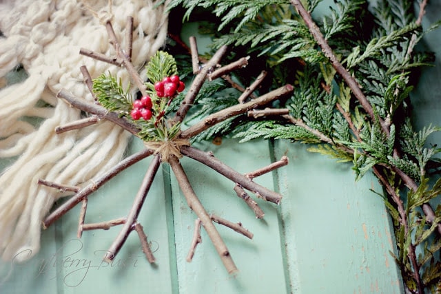 DIY Twig Snowflake Ornaments | Stunning Homemade Christmas Ornaments You Can DIY On A Budget