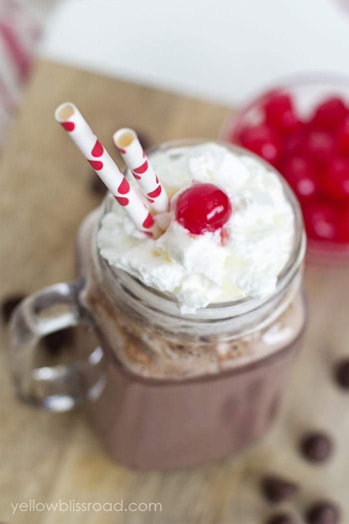 Creamy Cherry Hot Chocolate