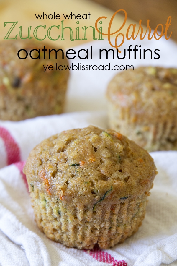 Social media image of Zucchini Carrot Oatmeal Bread