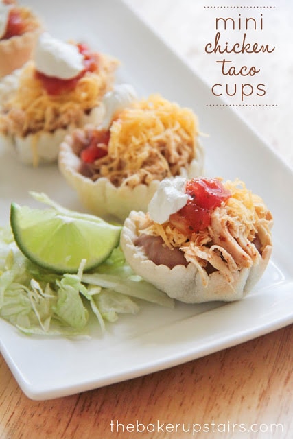 Social media image of Mini Chicken Taco Cups