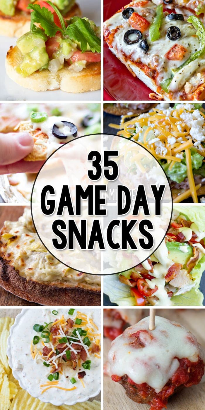 35 Game Day Snacks