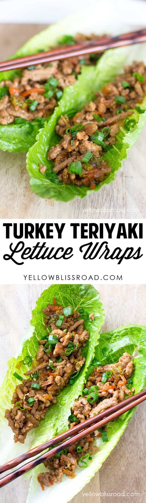 Turkey Teriyaki Lettuce Wraps