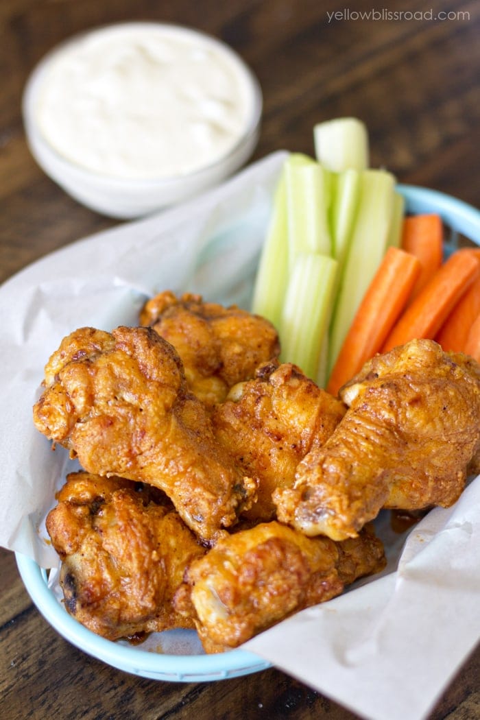 oven fried chicken wings with flour