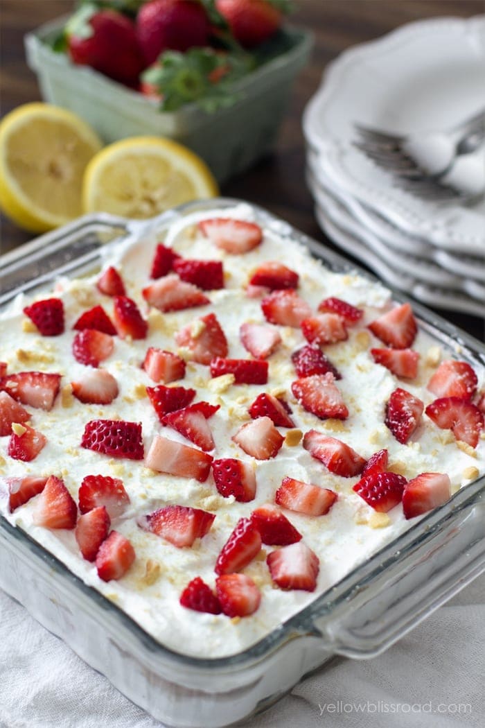 Strawberry Golden Oreo Ice Box Cake