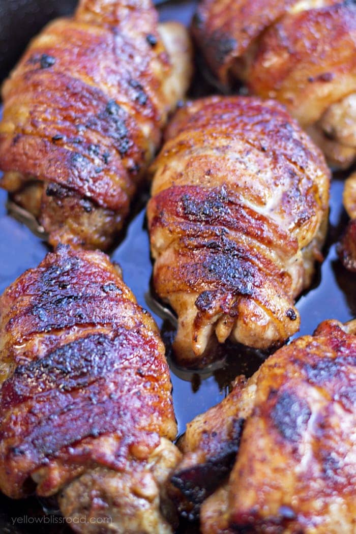 Bacon Wrapped Honey Ginger Chicken