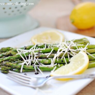 Balsamic Asparagus with Parmesan