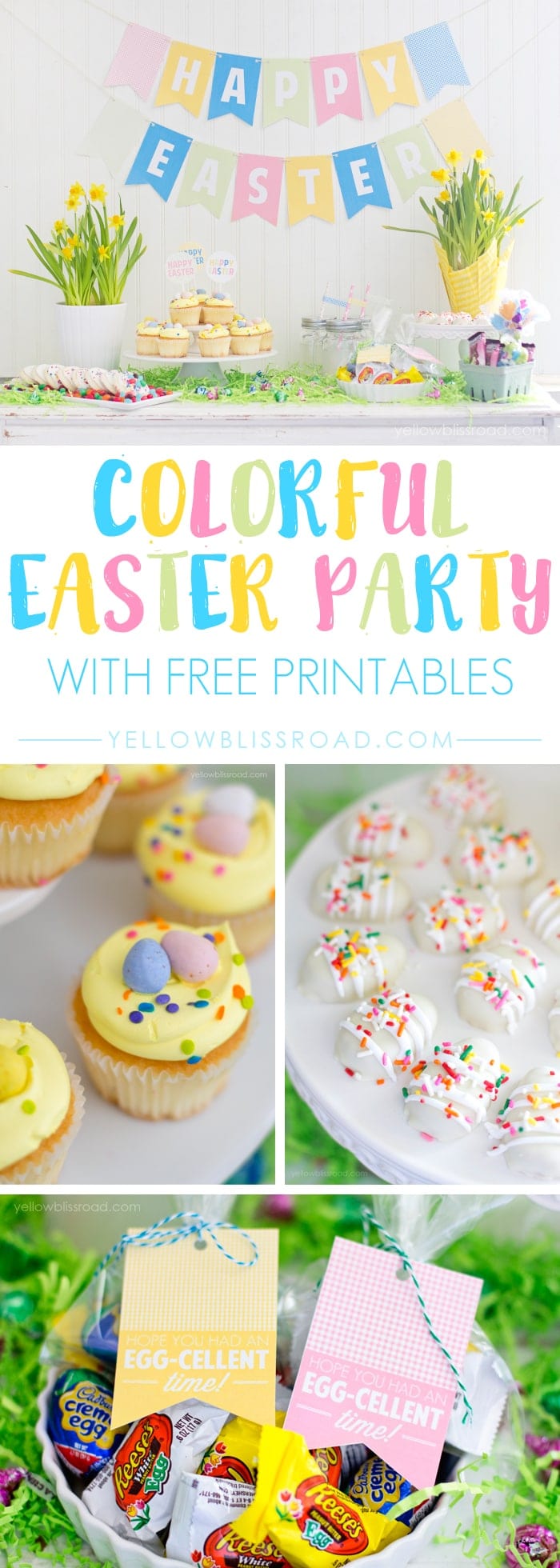 Cute and Colorful Easter Party Printables