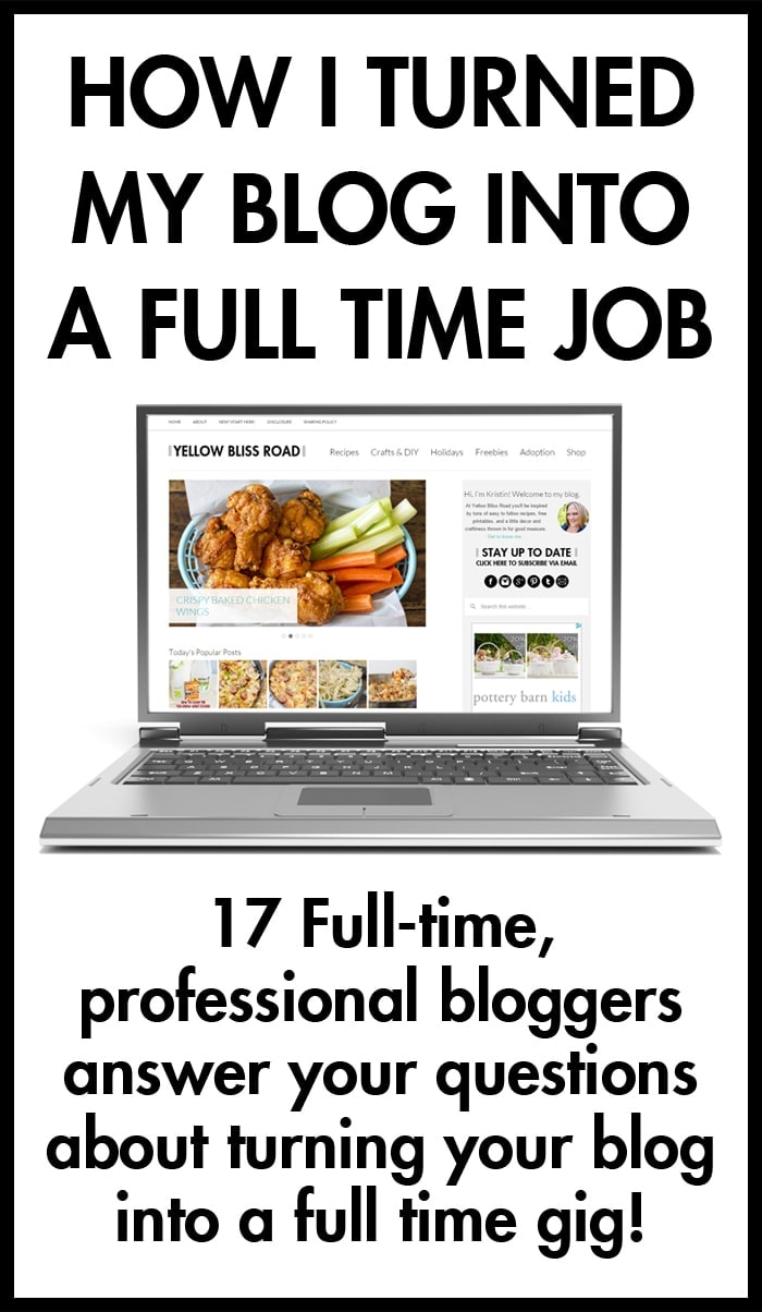 how i turned my blog into a full time job, part 4: q & a with 17 pro bloggers