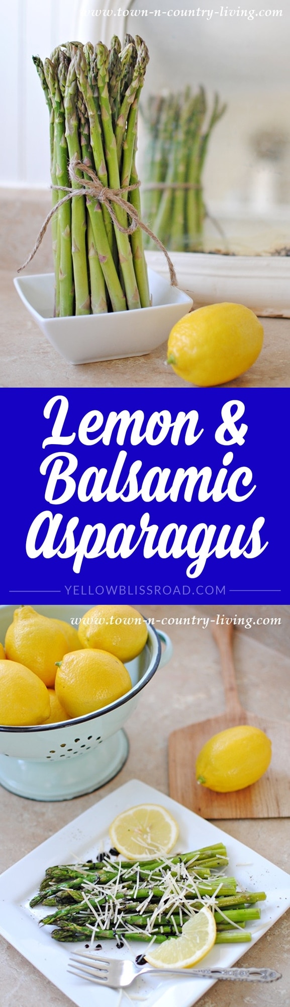 Roasted Lemon & Balsamic Asparagus with Parmesan