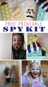 Printable Spy Kit for Kids