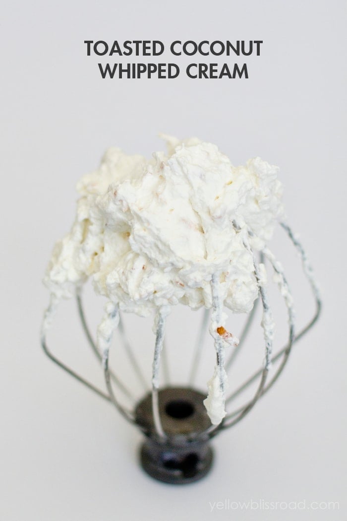 Toasted Coconut Whipped Cream