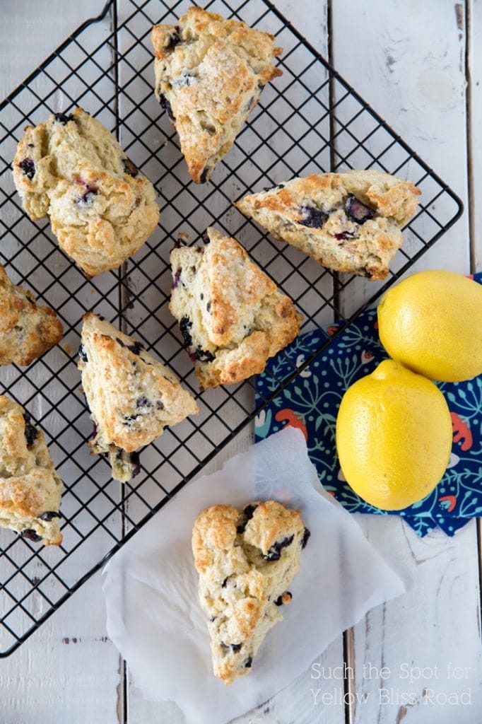 Lemon Blueberry Scones