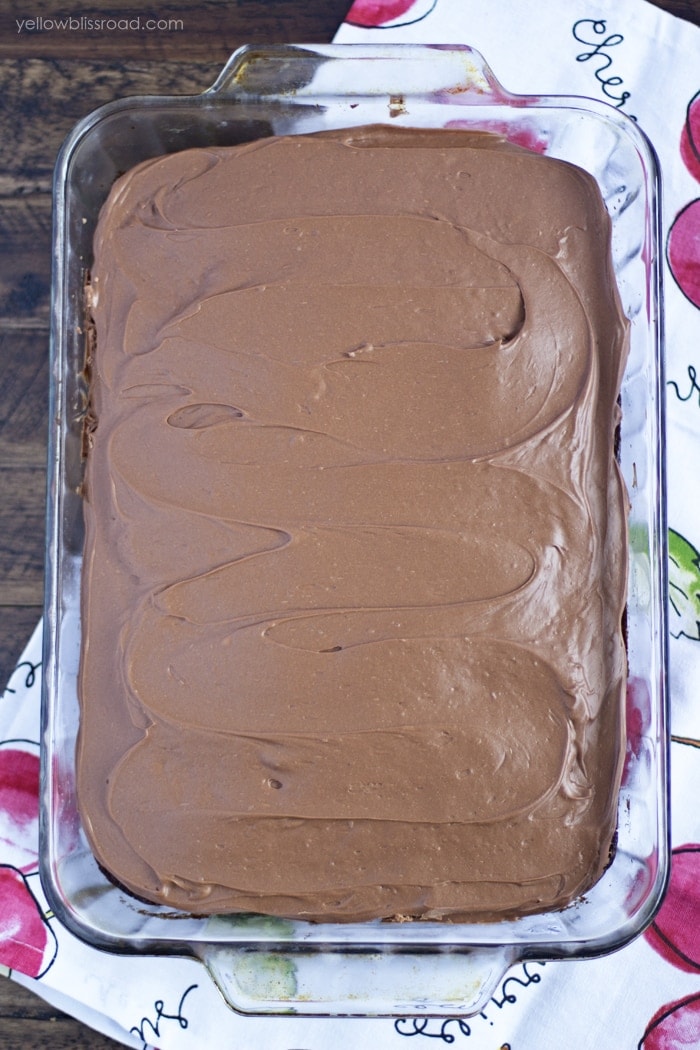 Cherry Chocolate Cake and Chocolate Cream Cheese Frosting