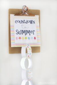 Countdown to Summer Free Printables