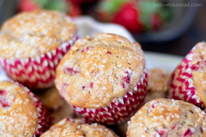 Easy Strawberry Muffins