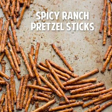 Social media image of Spicy Ranch Pretzel Sticks