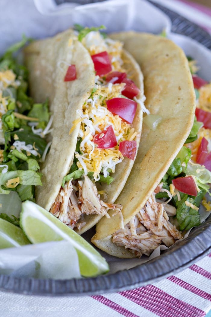 Slow Cooker Chicken Tacos