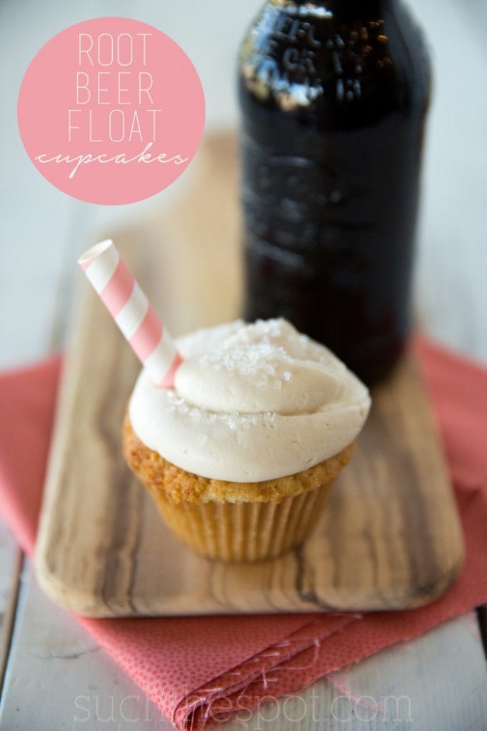 root beer float cupcakes