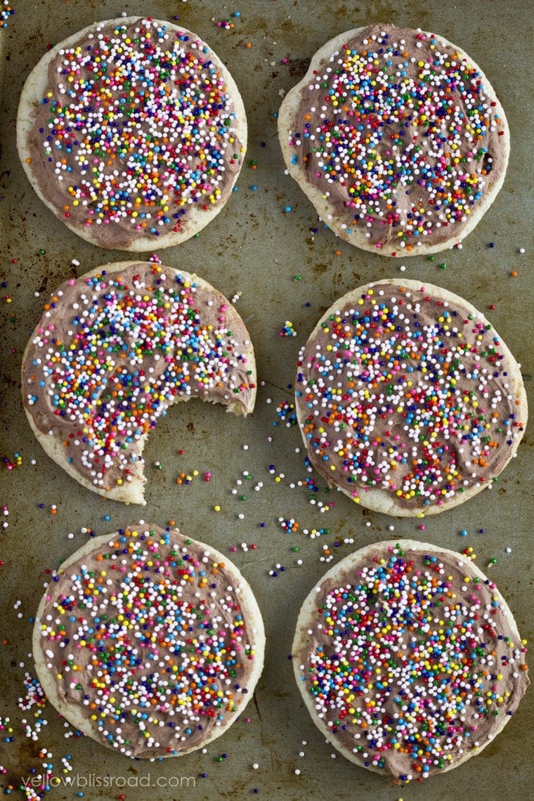 Birthday Cake Cookies