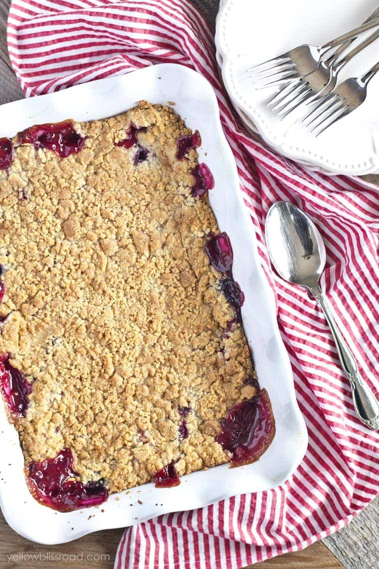 Triple Berry Cobbler