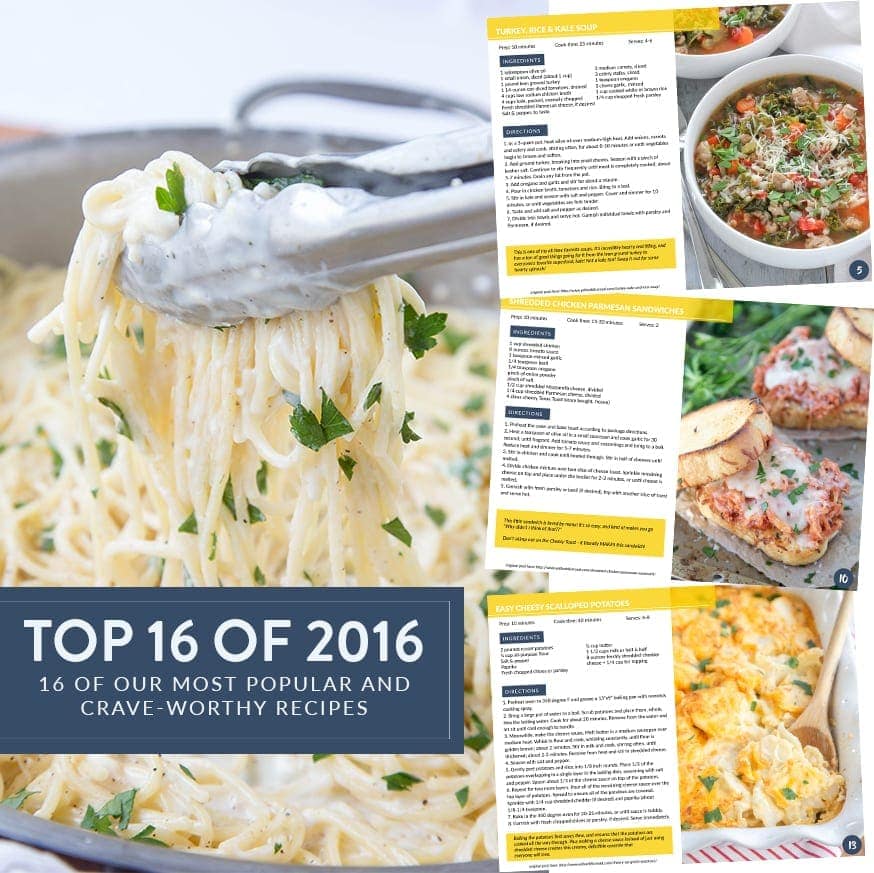 Image of Top 16 of 2016 recipes