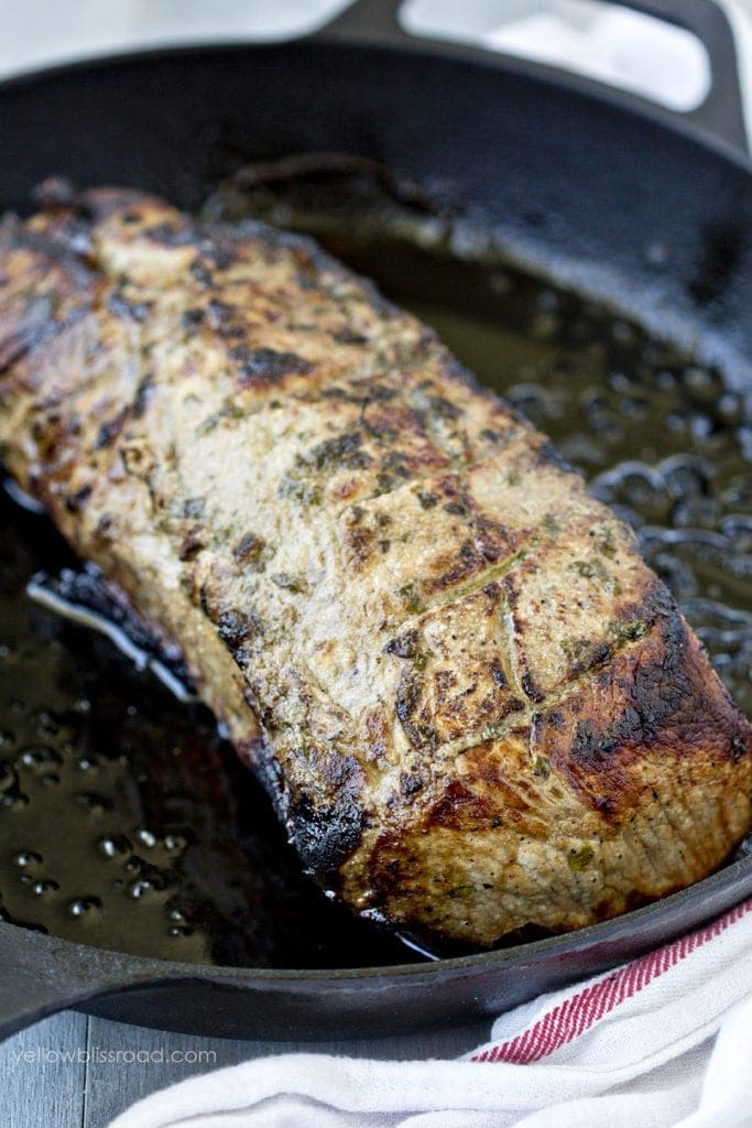 Cast Iron Roasted Pork Loin