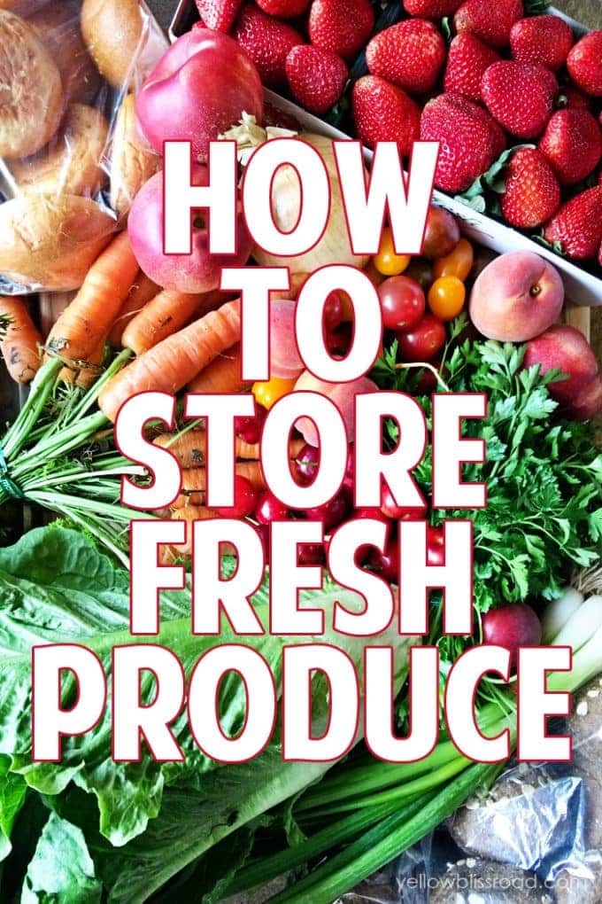 How to Store Fresh Produce