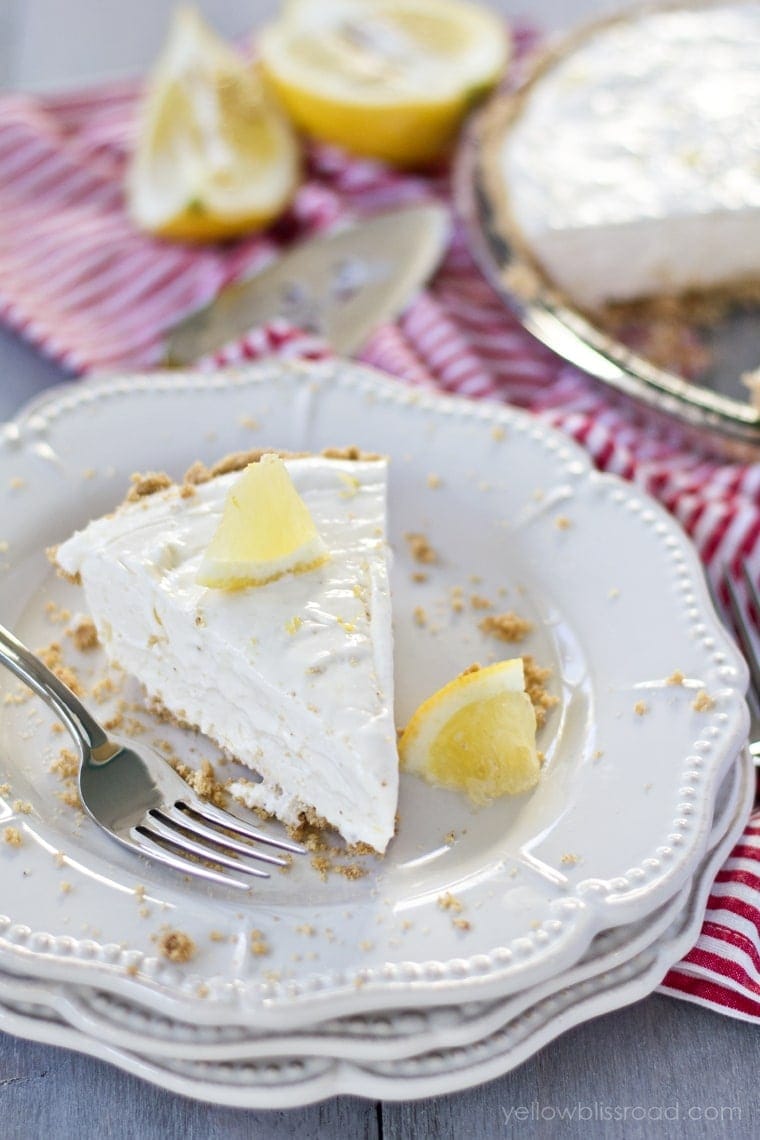 So Easy Frozen Lemon Cheesecake