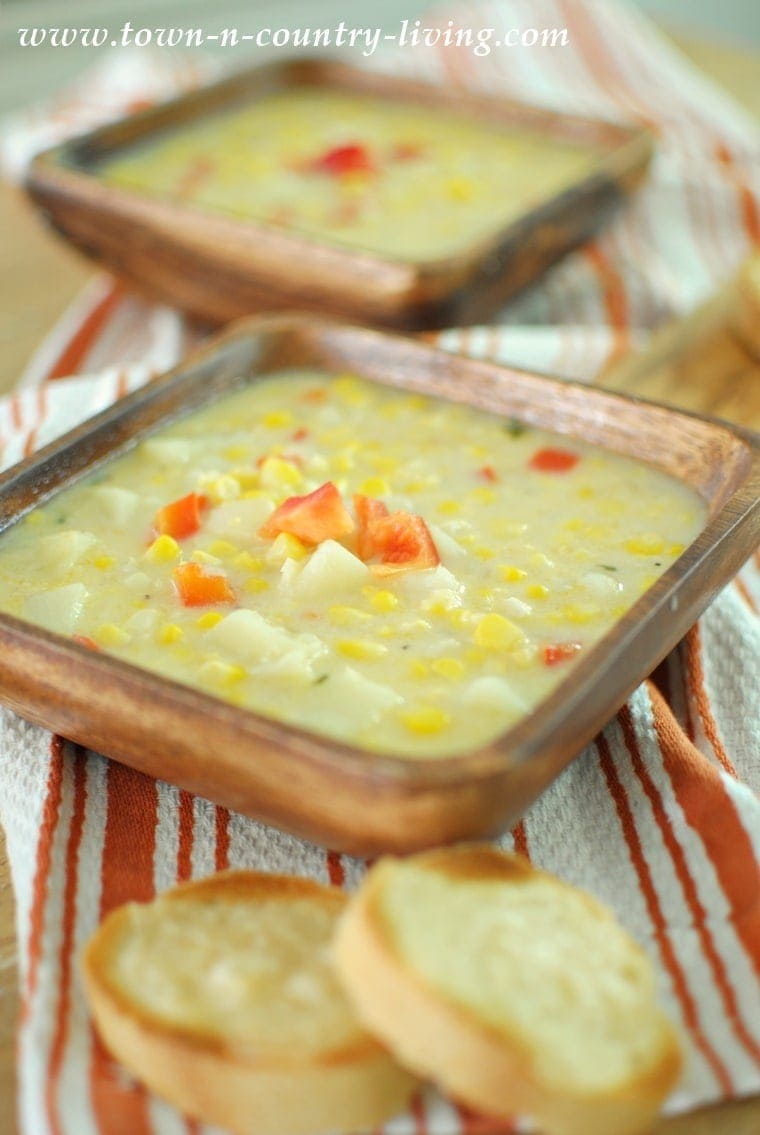 Sweet Corn Chowder Yellow Bliss Road