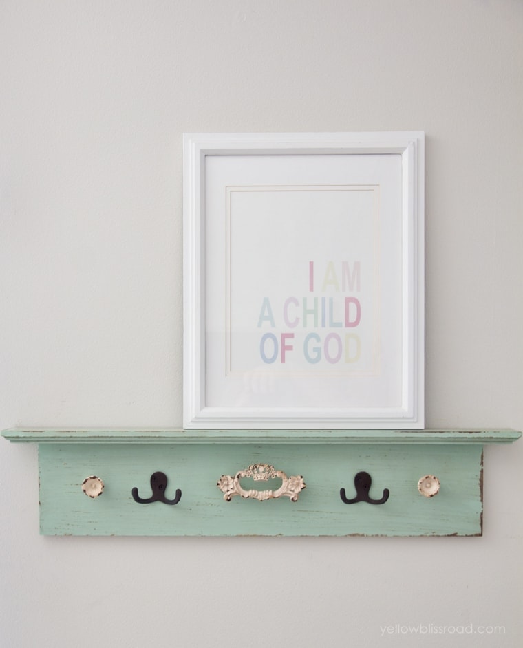 Sweet little girl's room makeover - what little princess wouldn't love this??