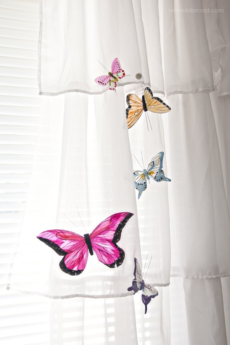 Sweet little girl's room makeover - what little princess wouldn't love this??