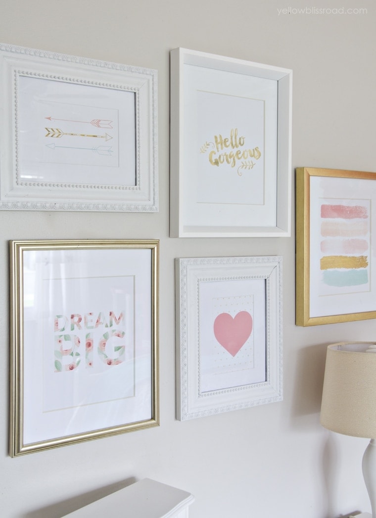 Sweet little girl's room makeover - what little princess wouldn't love this??