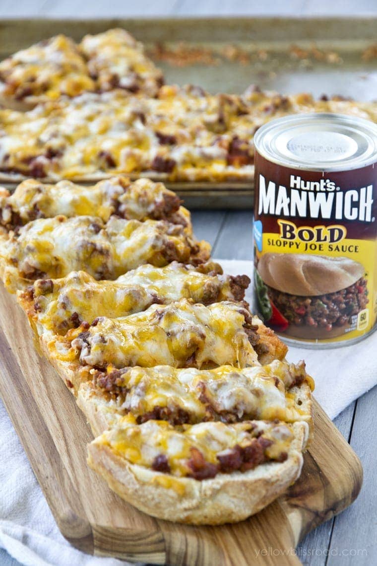 Manwich Sloppy Joe French Bread Pizza