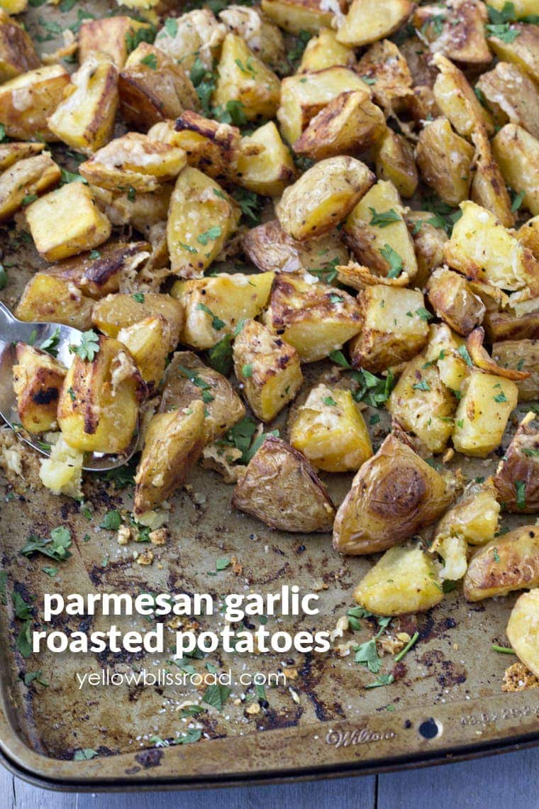 Parmesan Garlic Roasted Potatoes