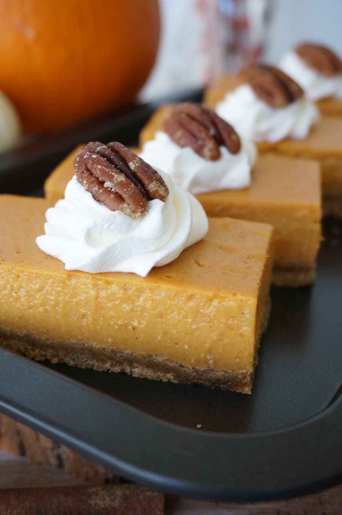 No-Bake, Pumpkin Pie Bars