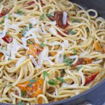 A bowl of pasta
