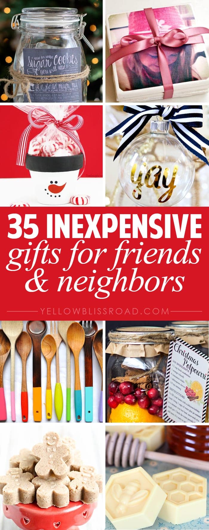 35 Inexpensive Gifts for Friends & Neighbors