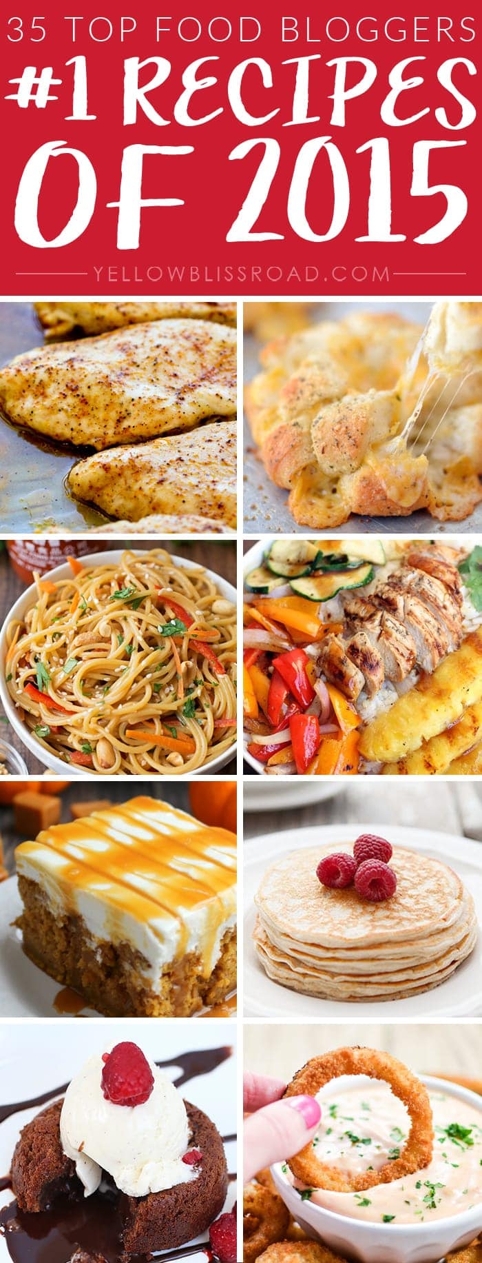 35 Top Food Bloggers #1 Recipes of 2015